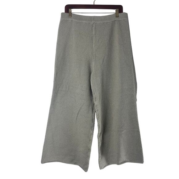 Free People Pants - Free People Beach Hailee Sweater Pants Sage Green Size Large Lounge Boho Cozy